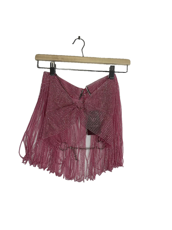 Crop top rose pâle