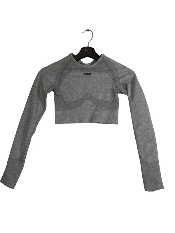 Crop Top Gymshark Heather Gray