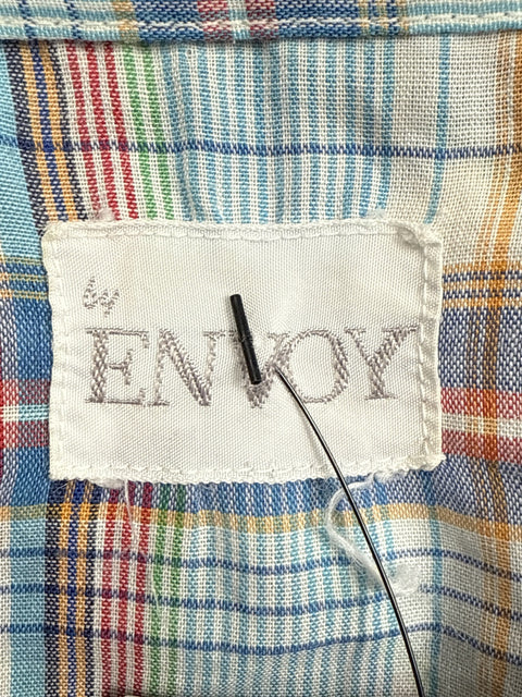Nova Plaid Button-Up Shirt