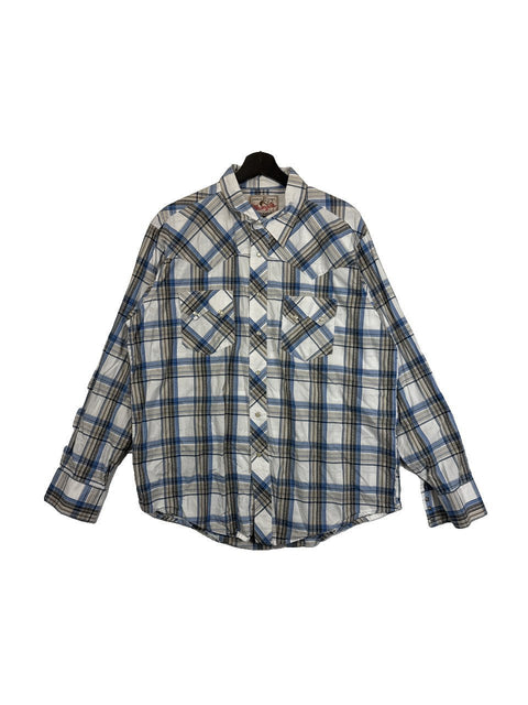 Wrangler Plaid Button Up Shirt