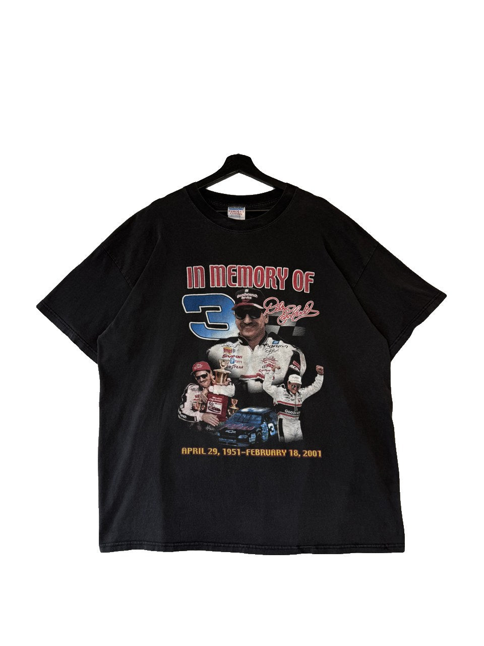 2000s Vintage NASCAR Memorial T-Shirt