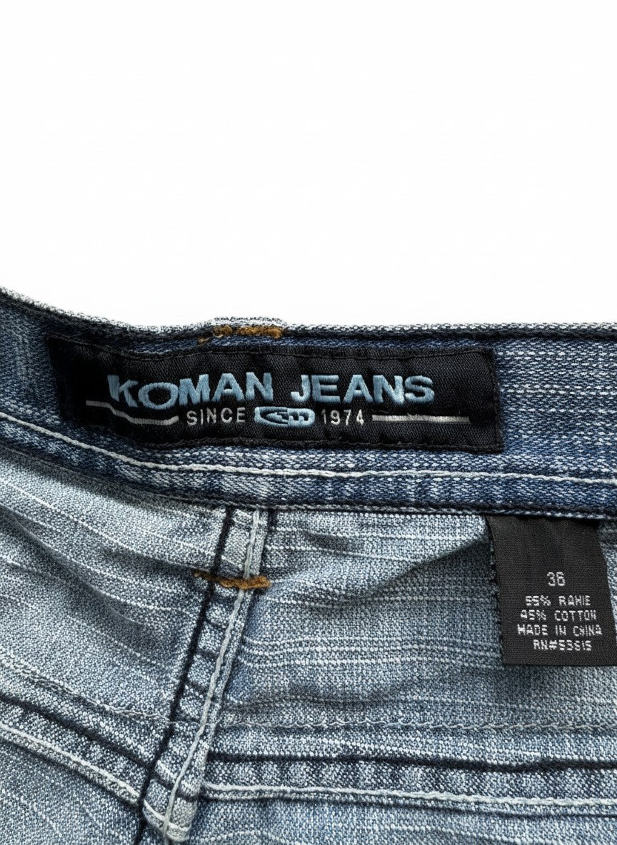 Y2K Koman Jeans Jorts