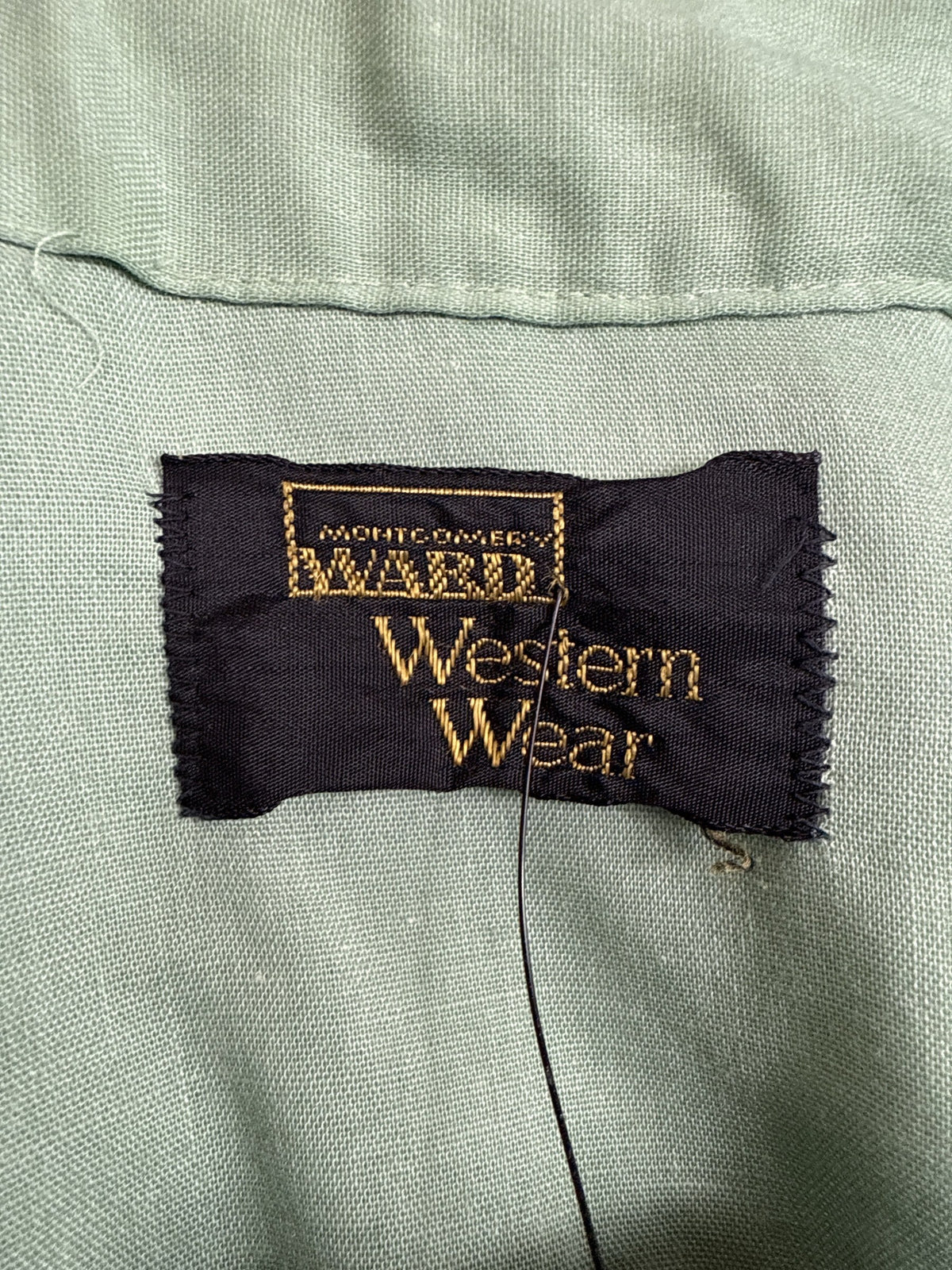 1970s Montgomery Ward Button Up Shirt