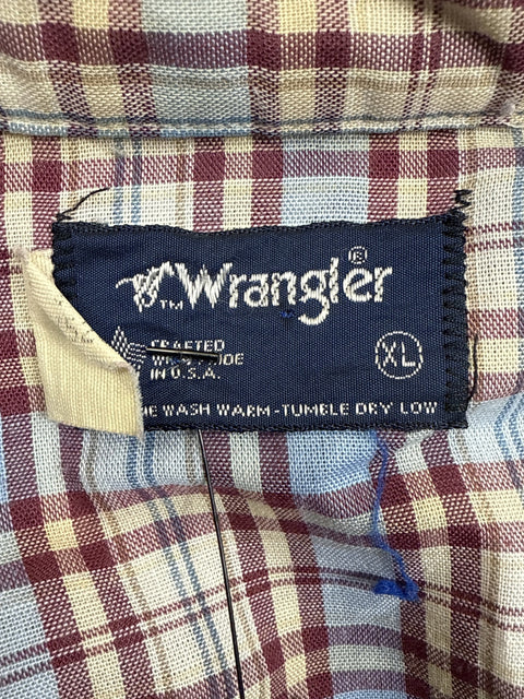 1990s Wrangler Button Up Shirt