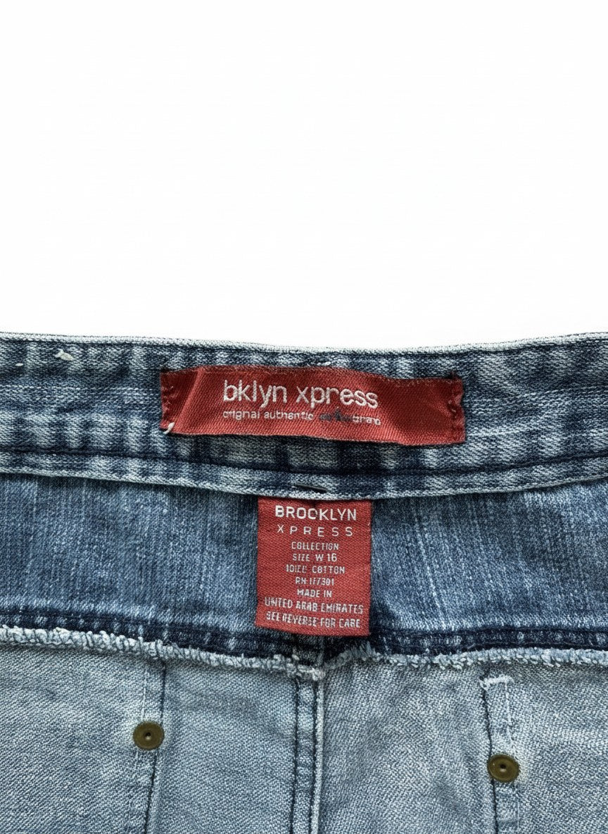 Y2K Brooklyn Xpress Denim Shorts