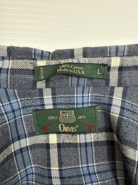 Orvis Plaid Button Up Shirt