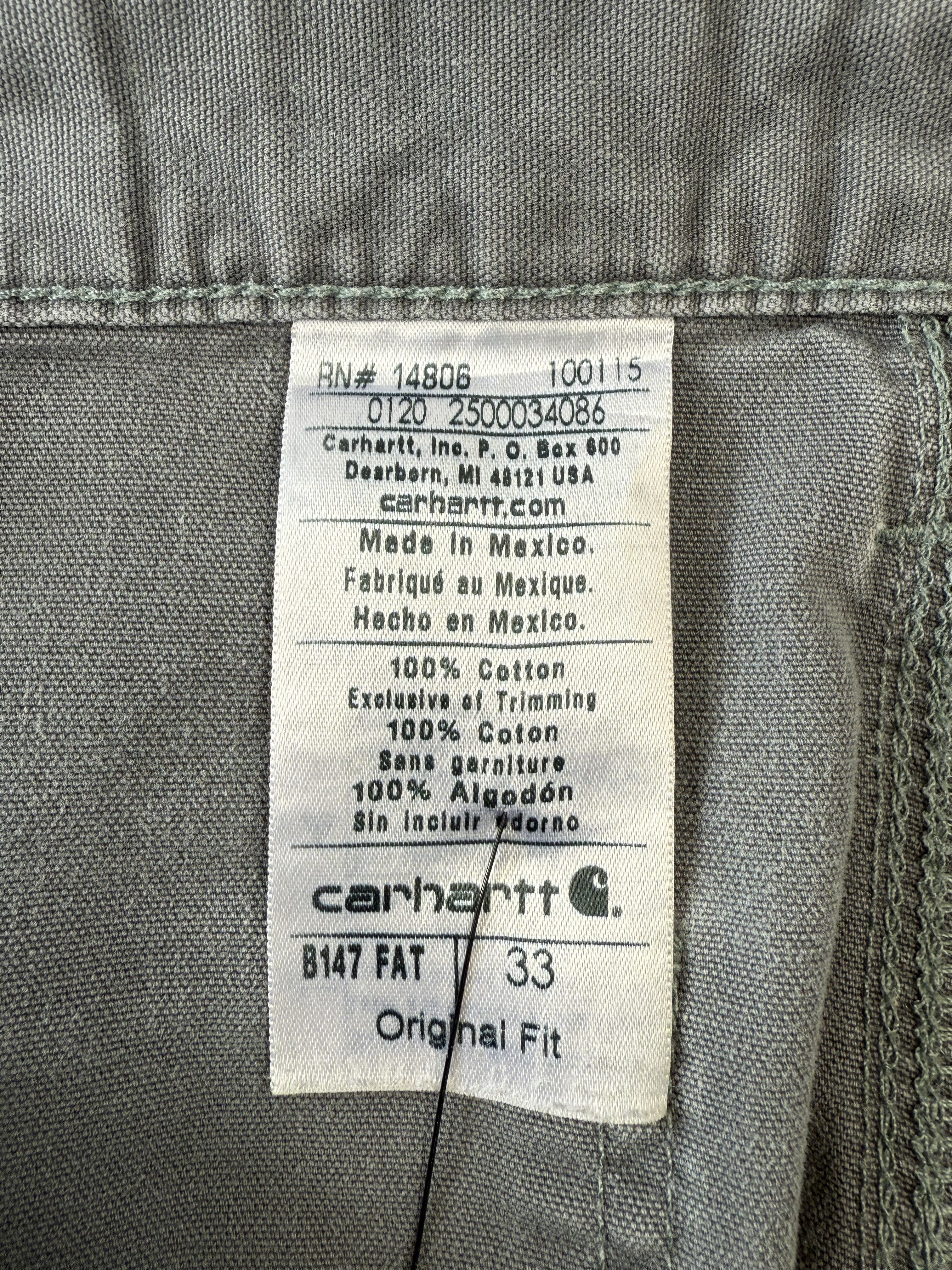 Carhartt Original Fit Shorts 33
