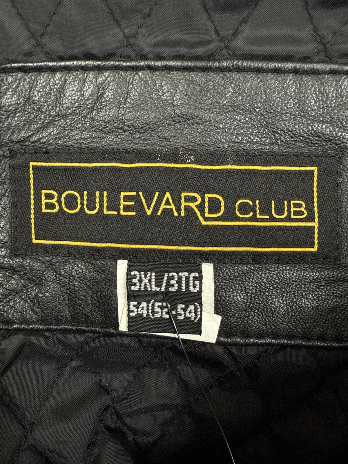 1990s Boulevard Club Leather Bomber Jacket