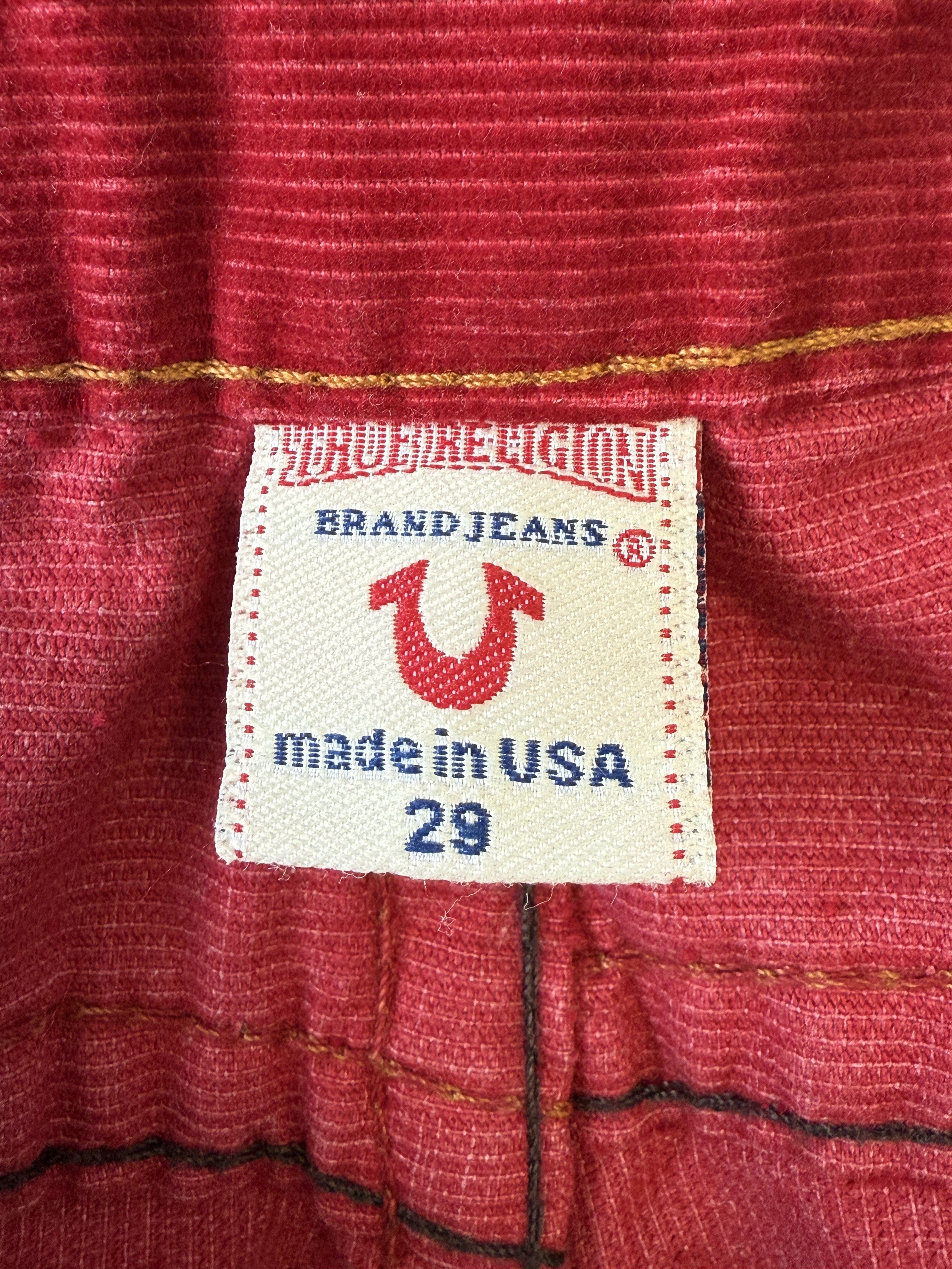 2000s True Religion Corduroy Pants