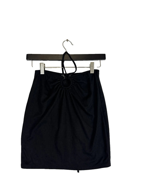 Skirt Blue Heart Black