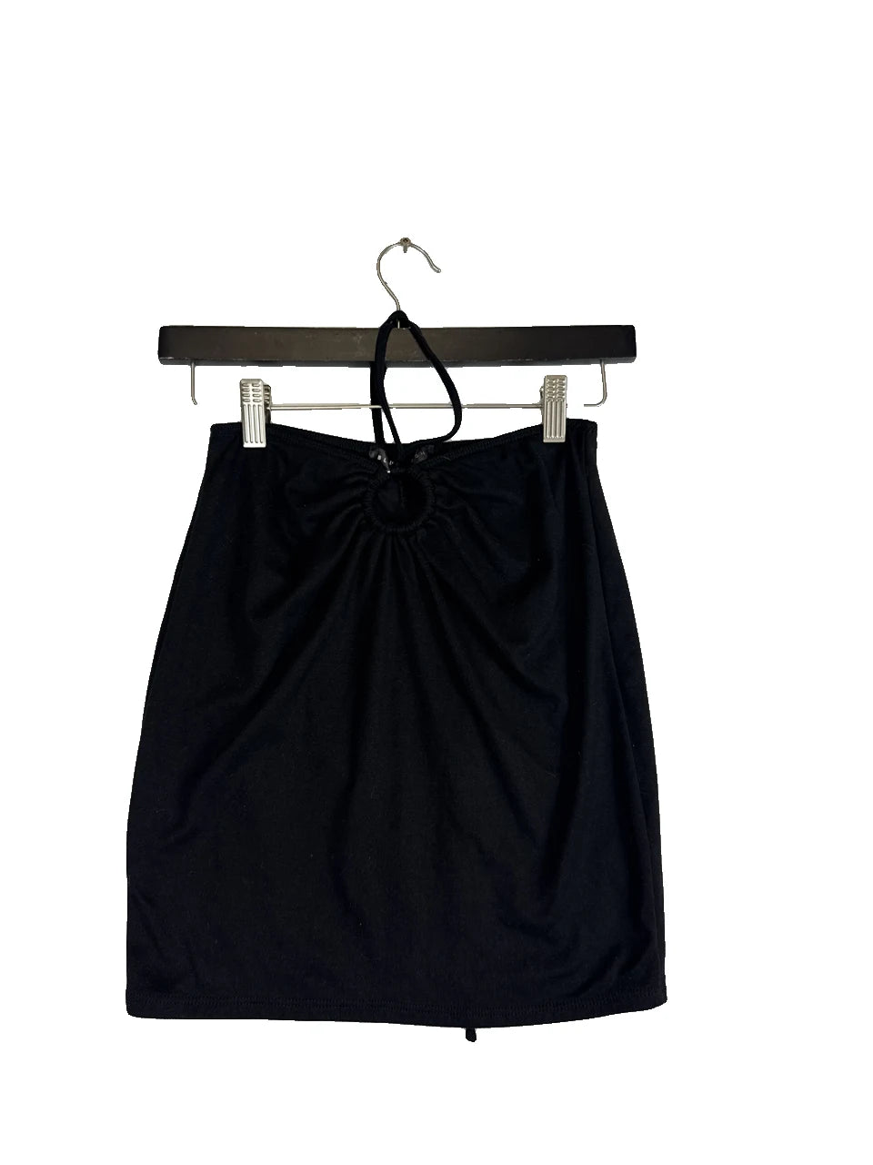 Skirt Blue Heart Black