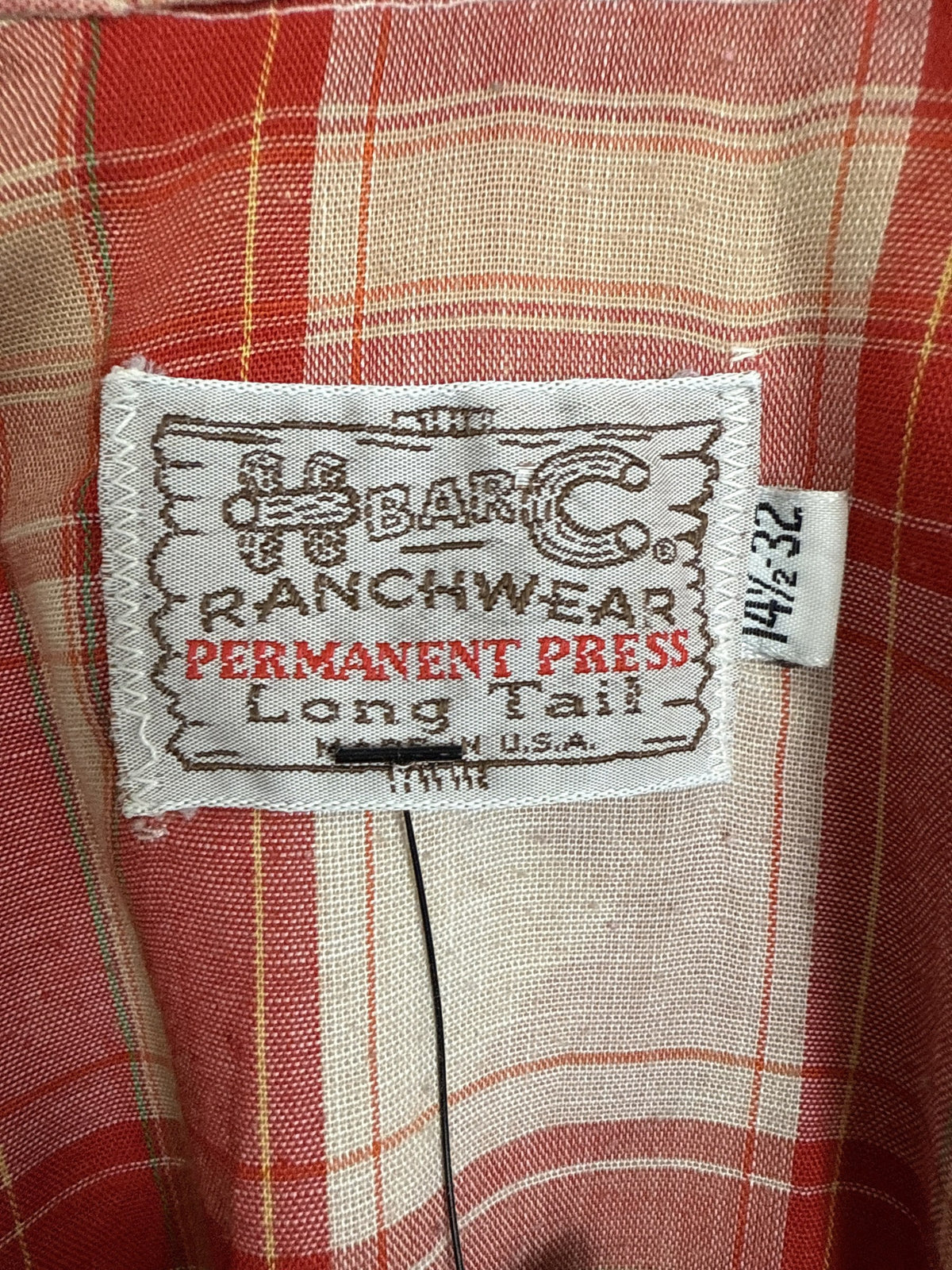 1970s BAR Ranchwear Button Up Shirt