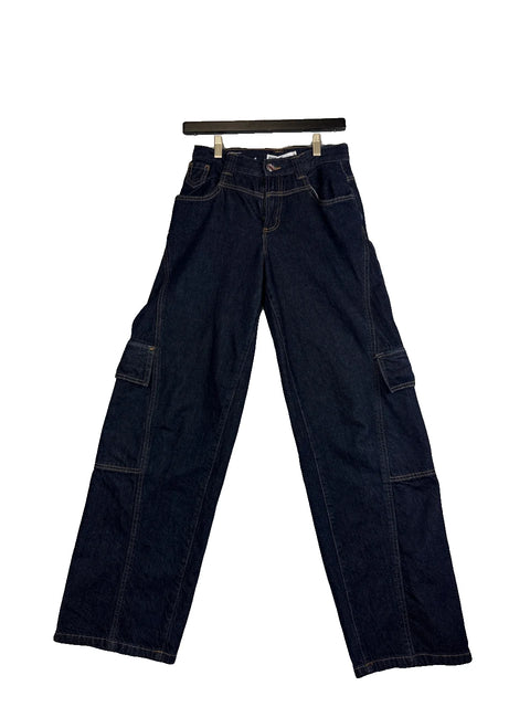Cargo Pants Garage Denim Navy