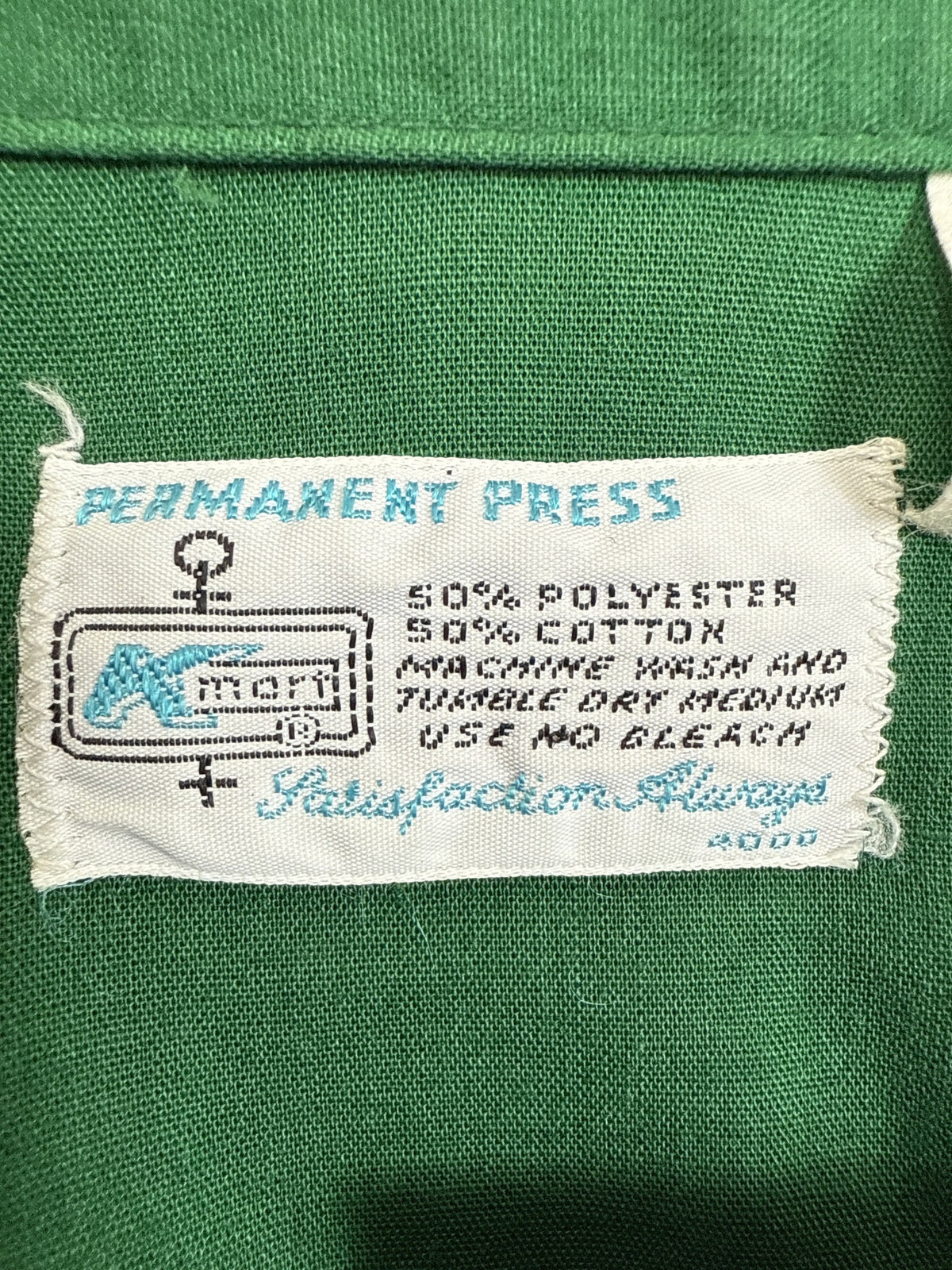 1970s Green Button Up Shirt