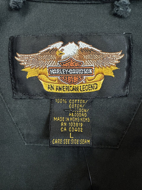 Vintage Harley Davidson Button Up Shirt