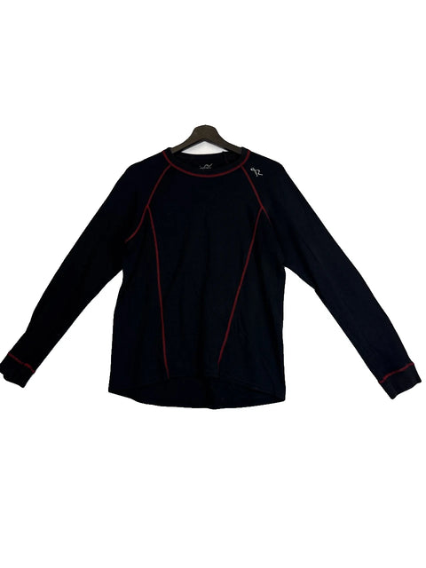 Long Sleeve Tee Wattsons Black Early 2000s