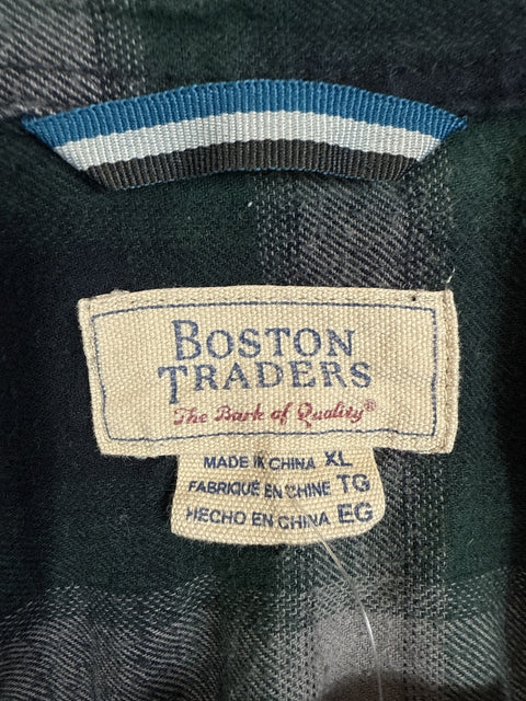 Boston Traders Plaid Button-Up Shirt