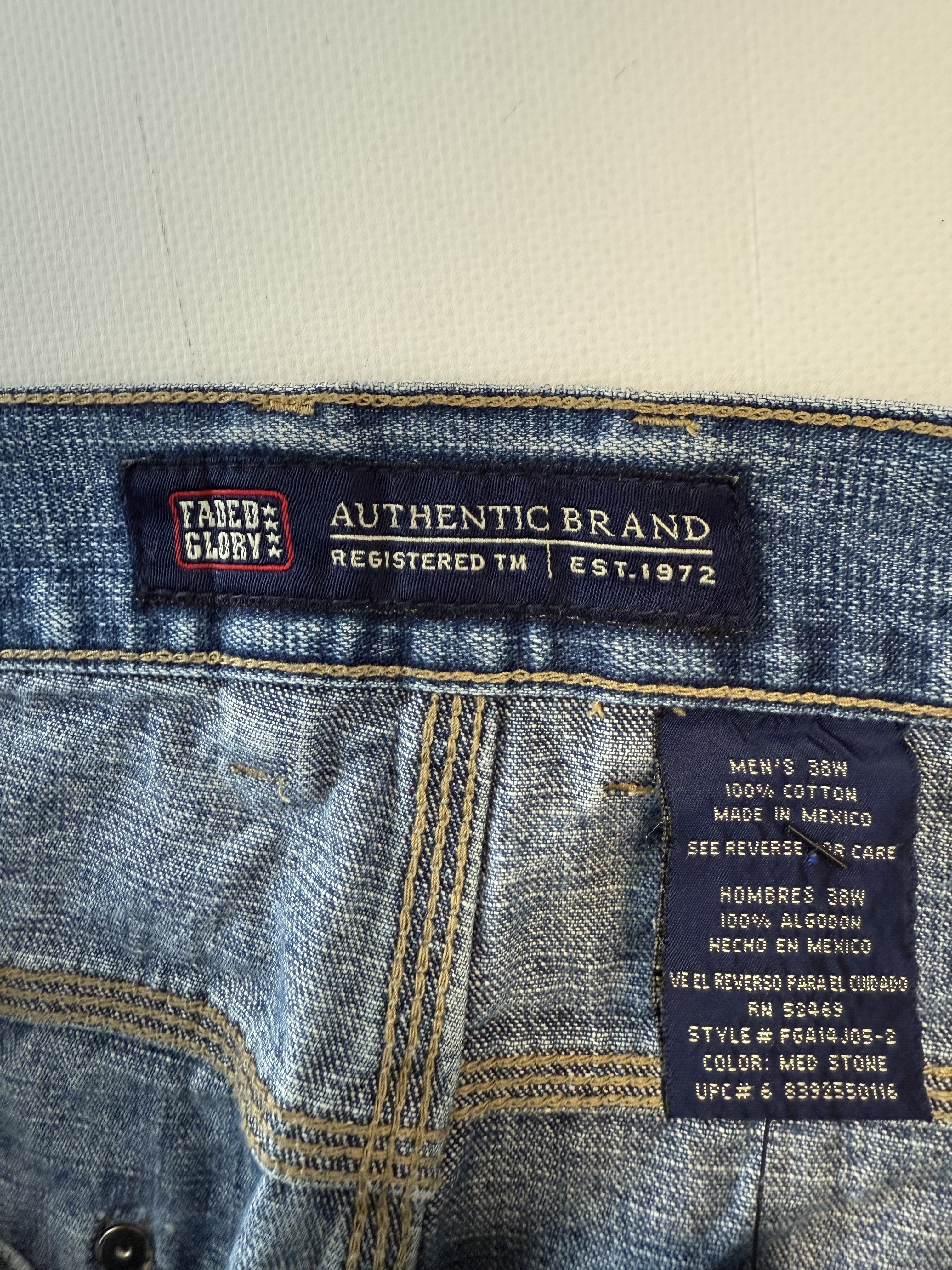 Y2K Faded Glory Denim Shorts