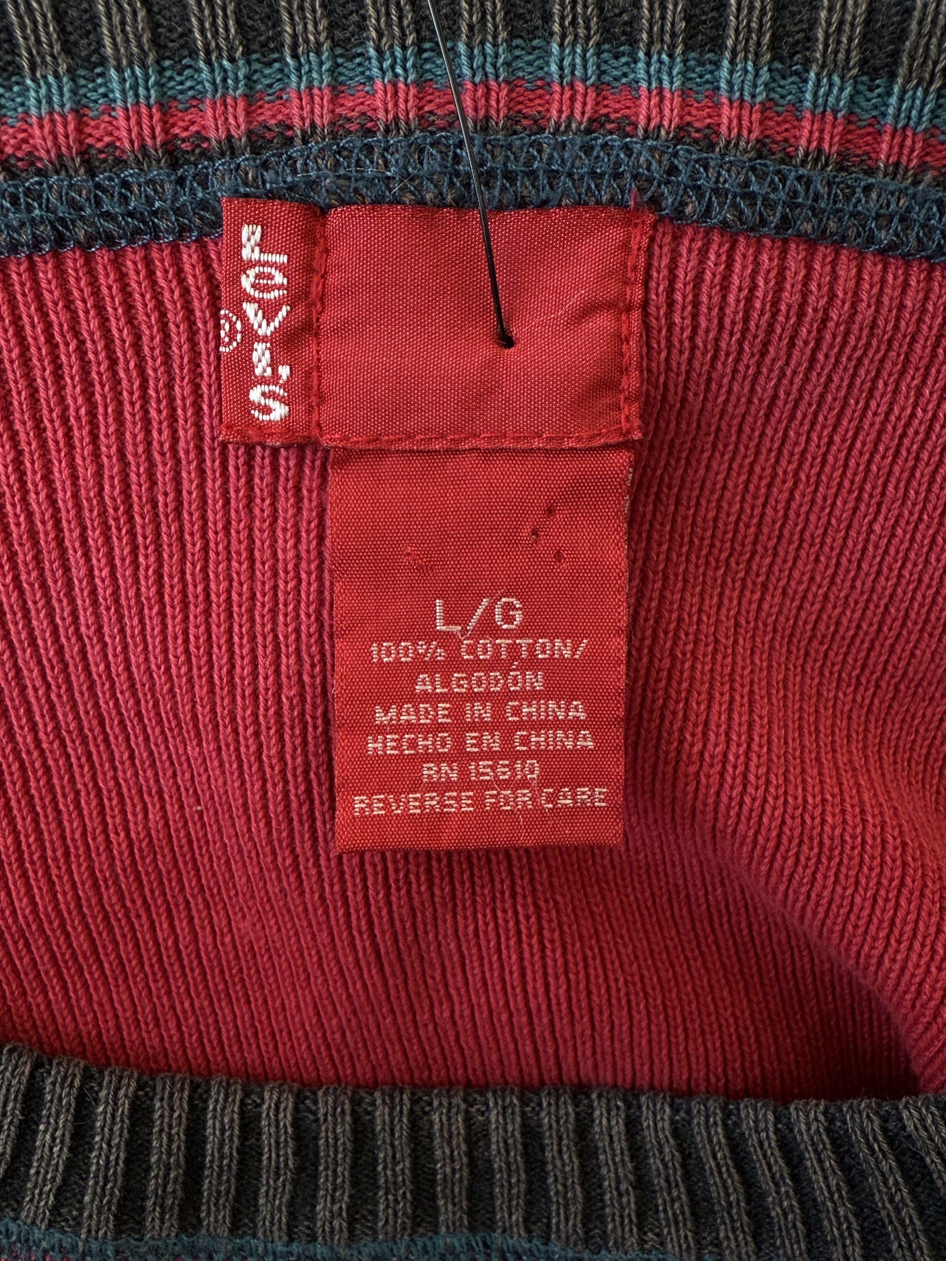 2000s Levi's Striped Sweater