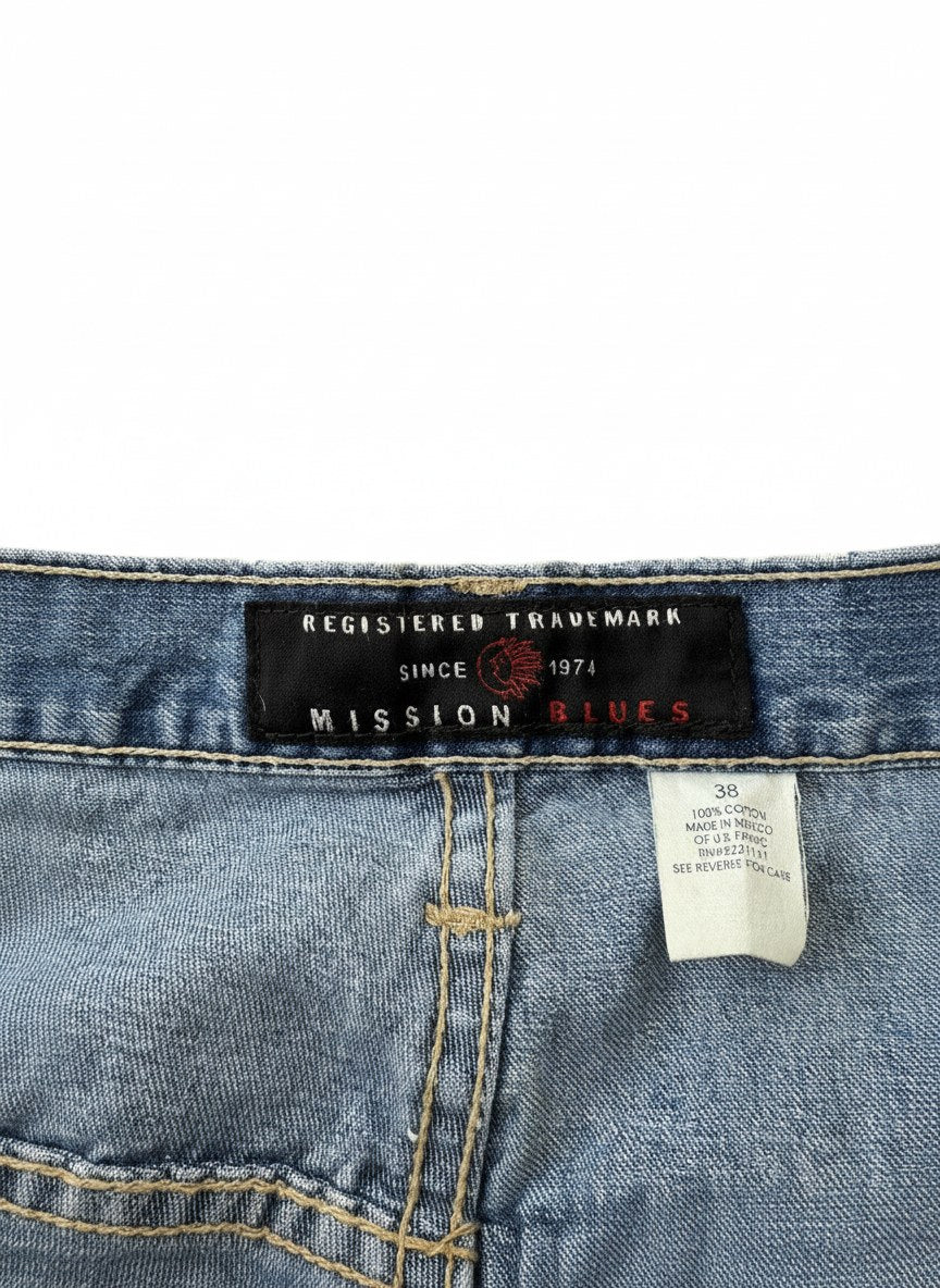 2000s Mission Blues Denim Shorts