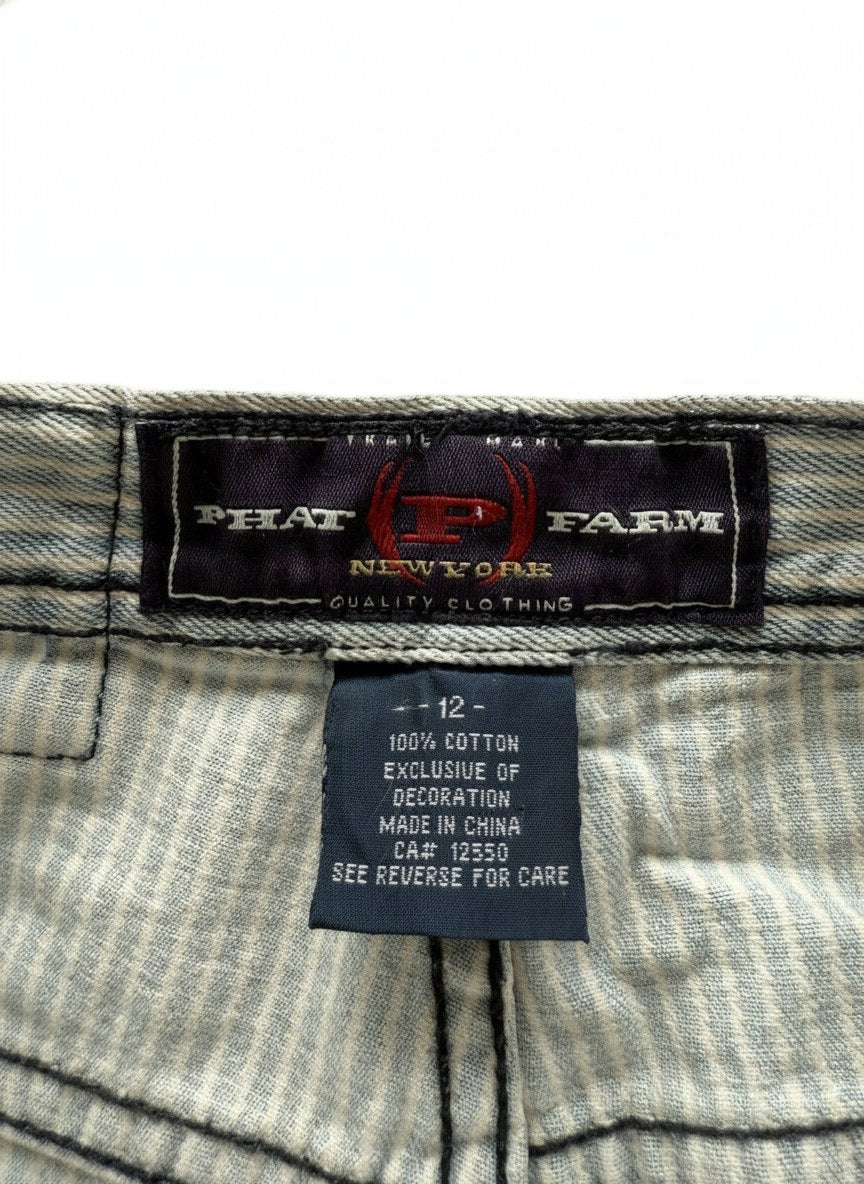 2000s Phat Farm Striped Shorts