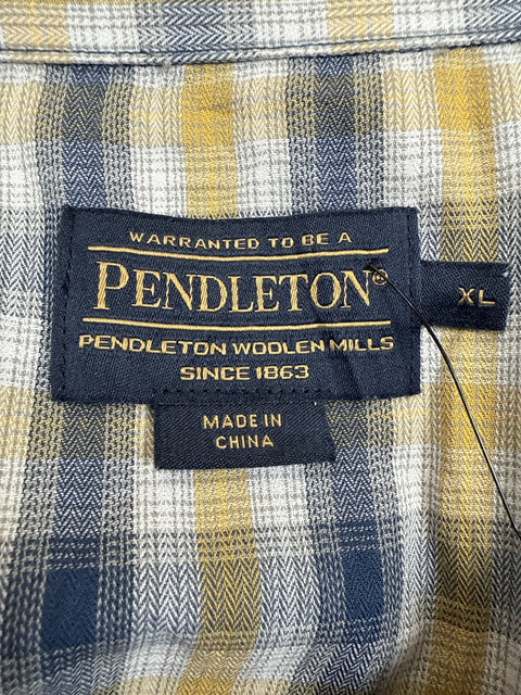Pendleton Plaid Button-Up Shirt