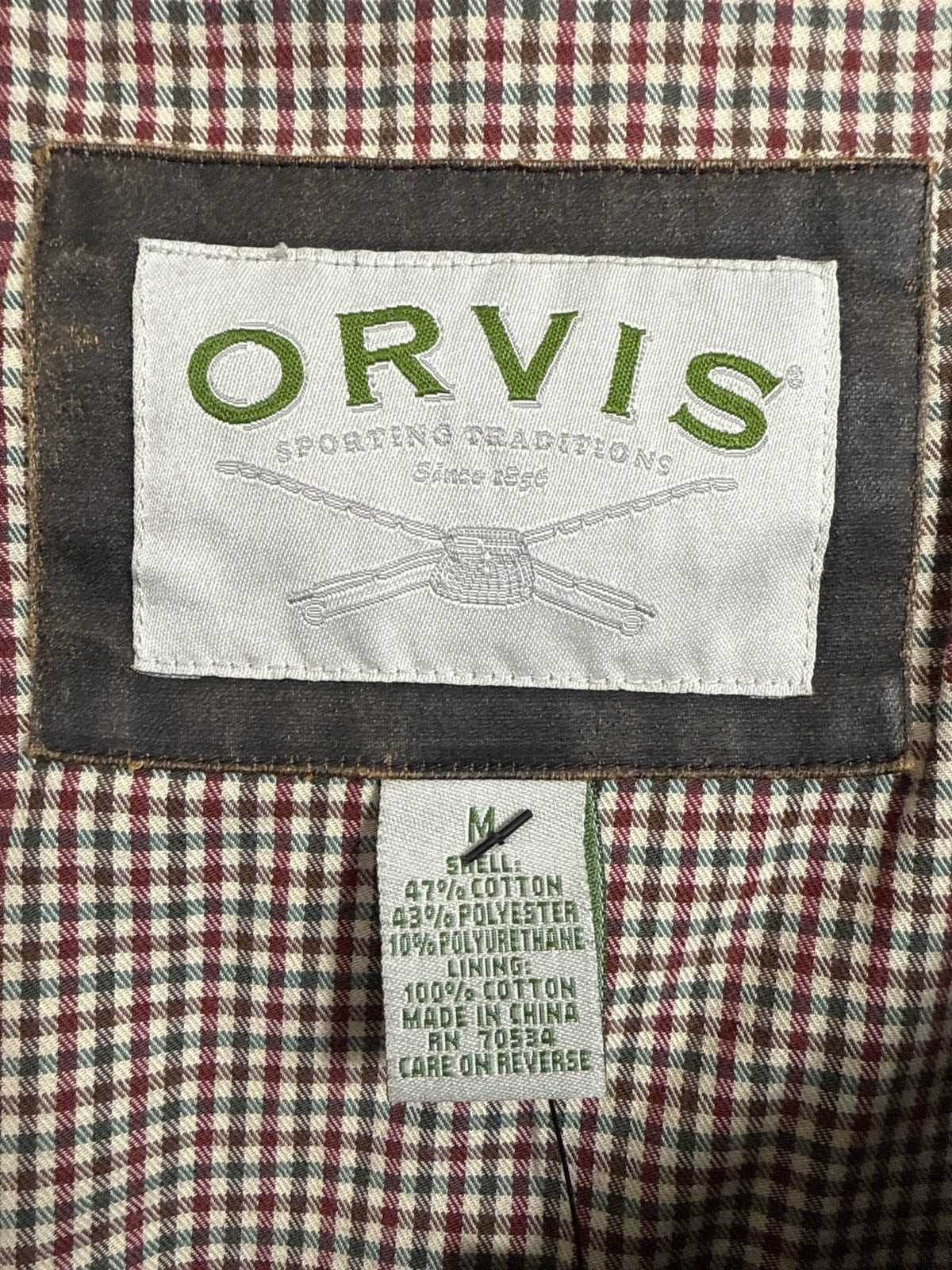 Vintage Orvis Waxed Vest