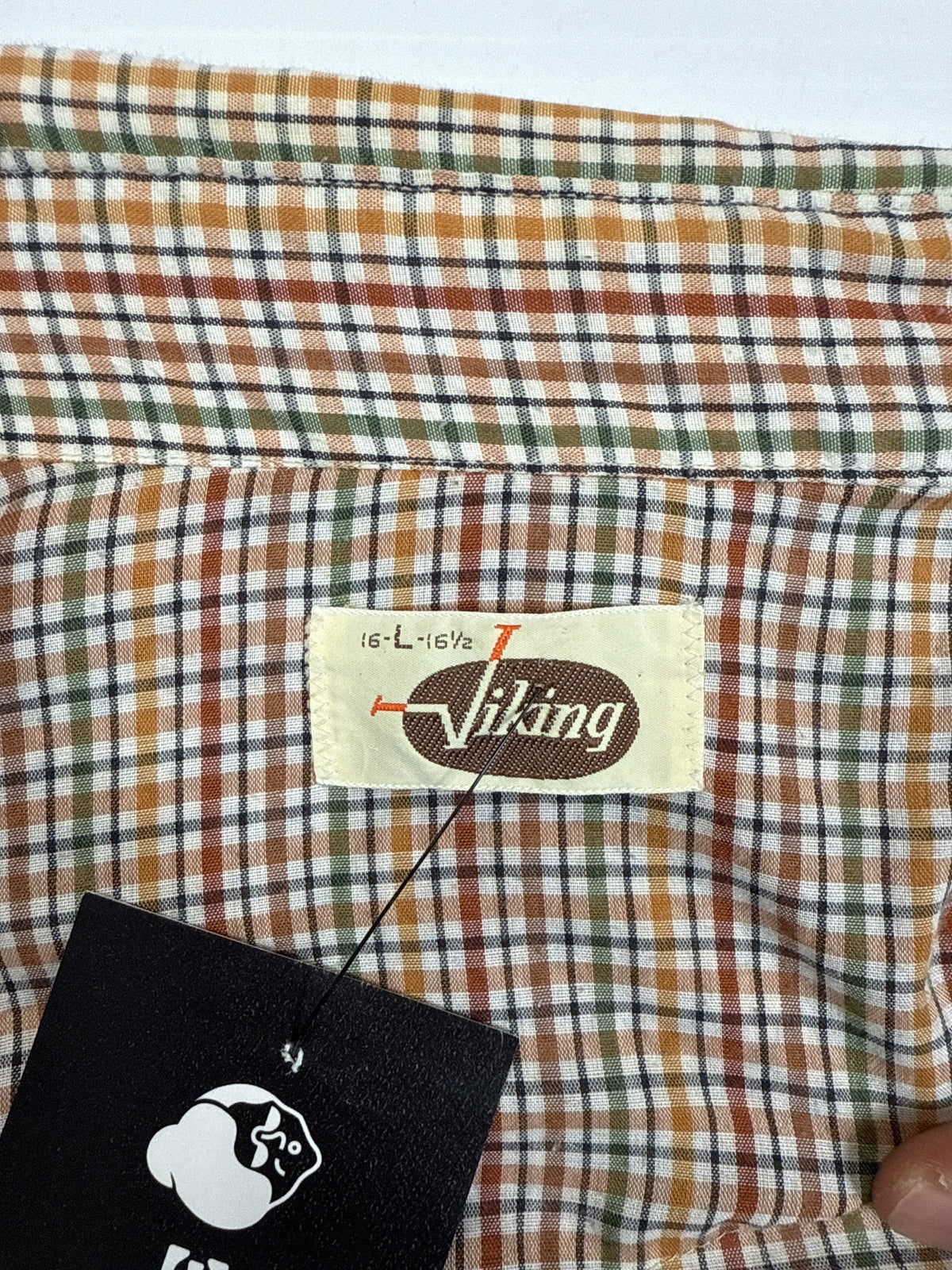 1970s Viking Plaid Shirt