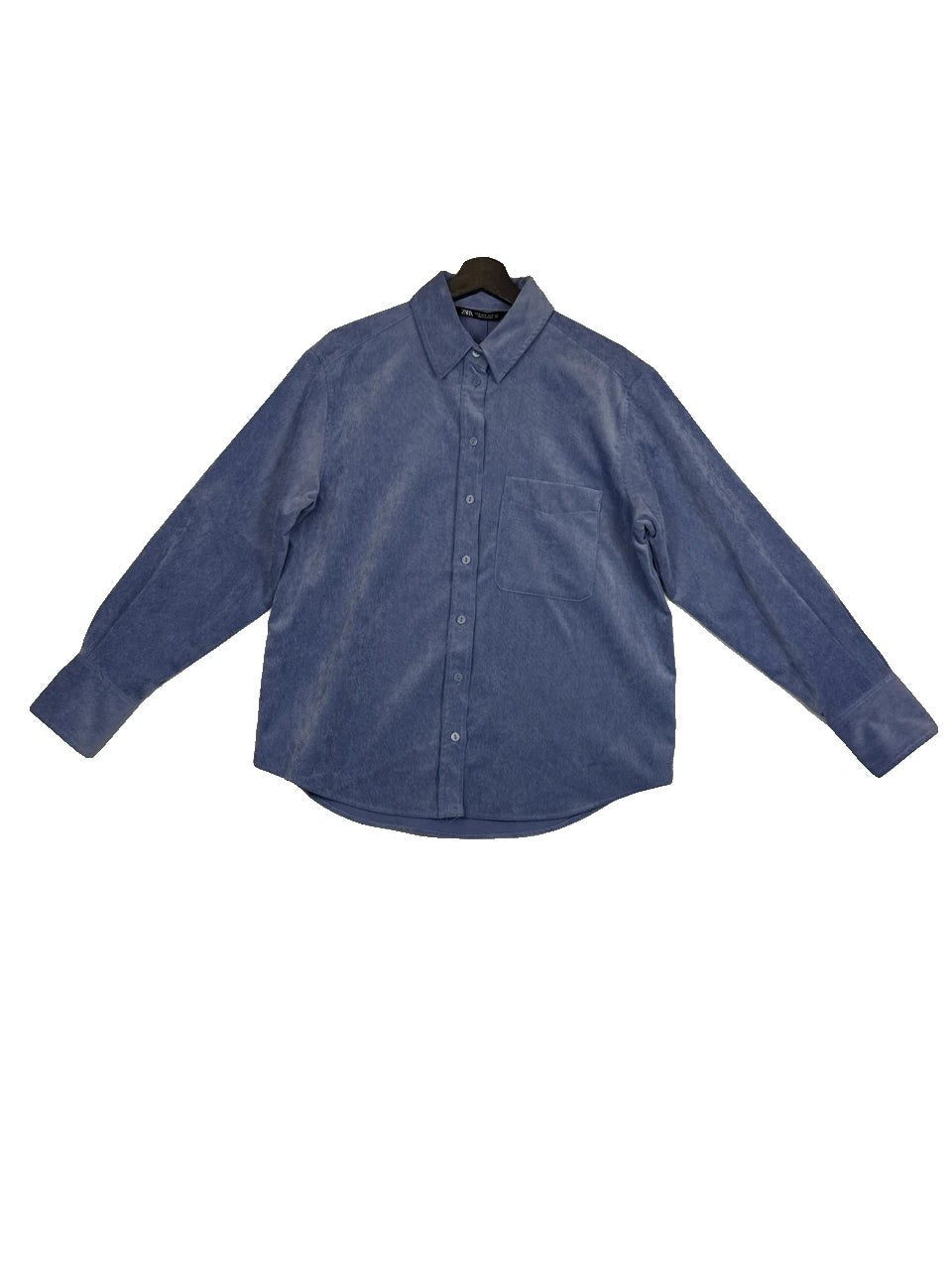Button Up Shirt Zara Light Blue