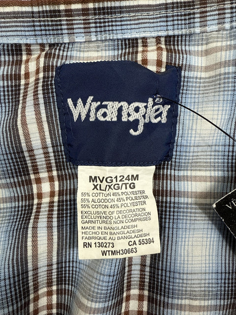 Wrangler Plaid Button Up Shirt