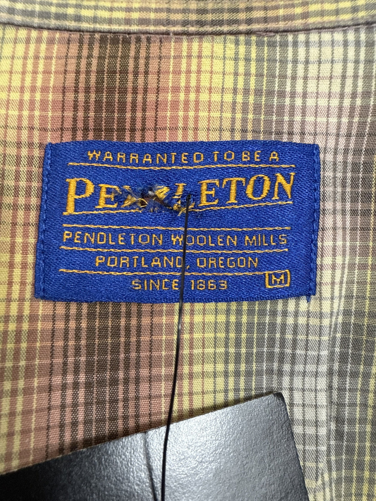 1990s Pendleton Plaid Shirt
