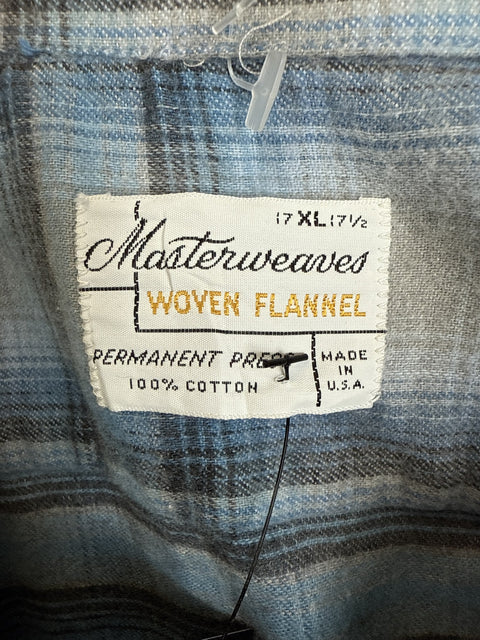 1960s Masterweaves Flannel Shirt