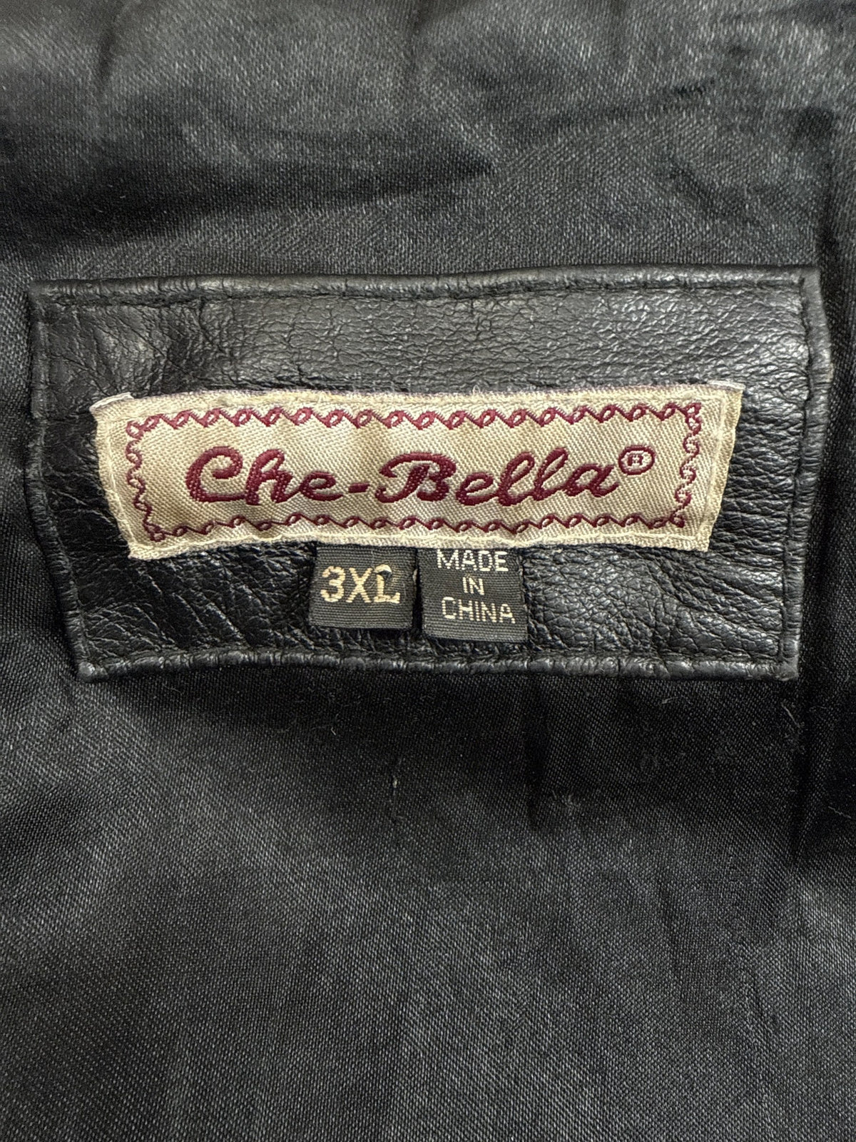 Che-Bella Leather Jacket 3XL