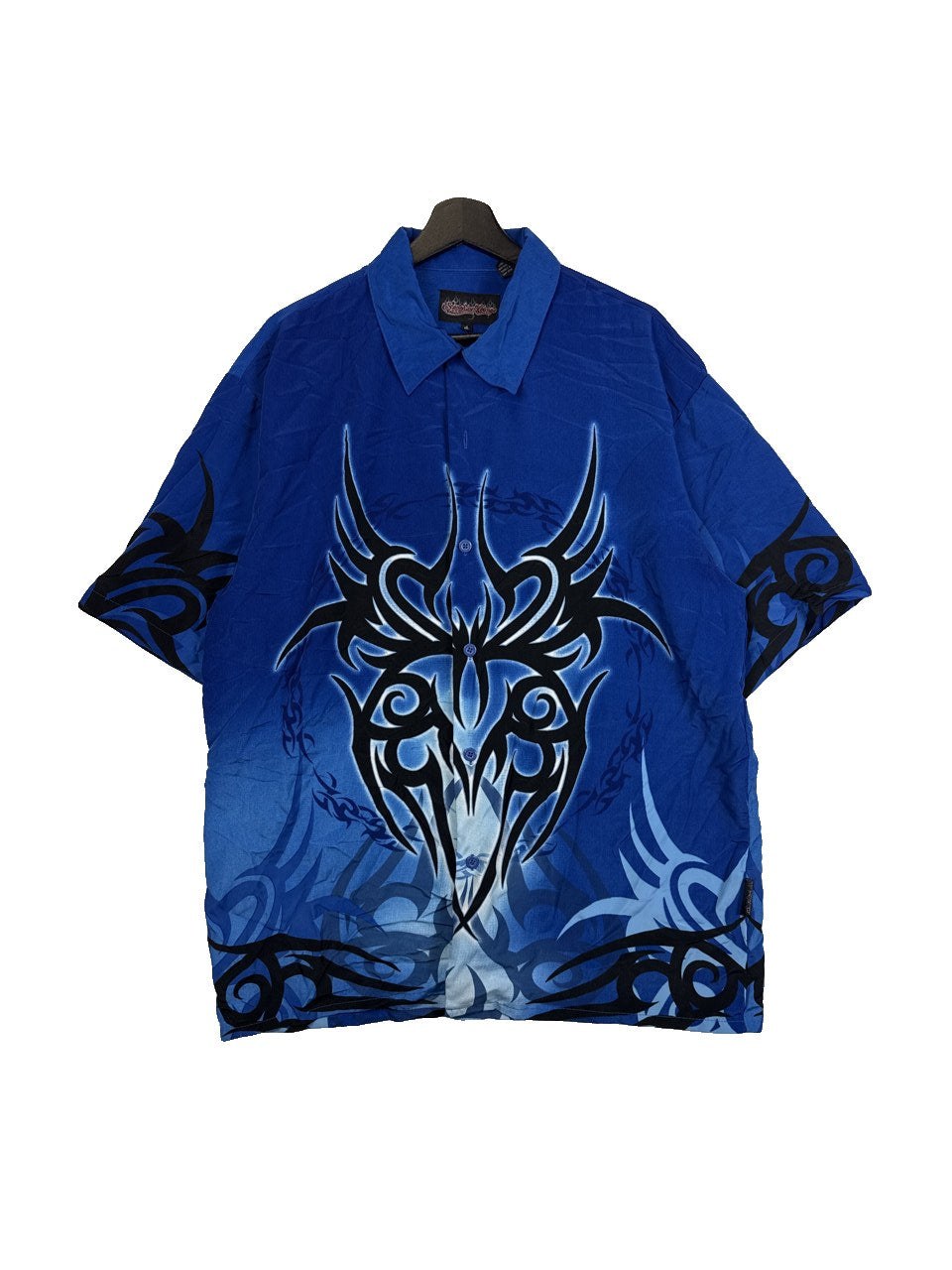 Y2K Sapphire Lounge Button Up Shirt