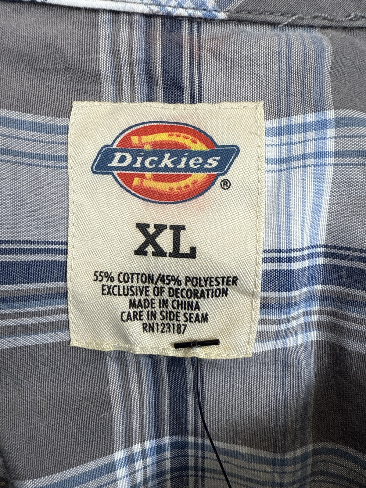 Dickies Plaid Button-Up Shirt