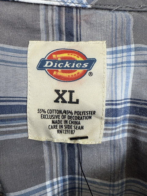 Dickies Plaid Button-Up Shirt