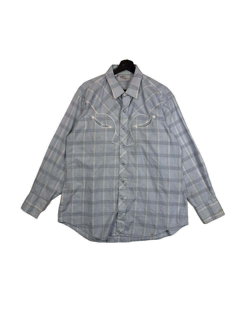 1980s Karman Plaid Button Up Shirt
