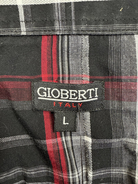 GIOBERTI Plaid Button Up Shirt
