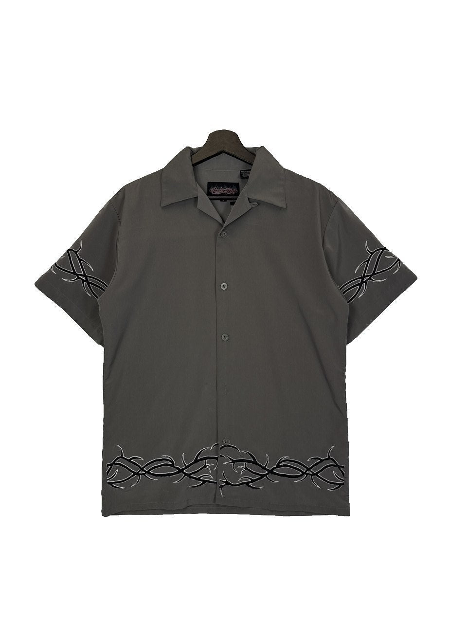 Y2K Sapphire Lounge Button Up