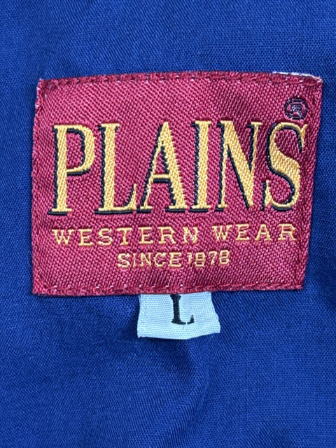 1980s Plains Western Button Up Shirt