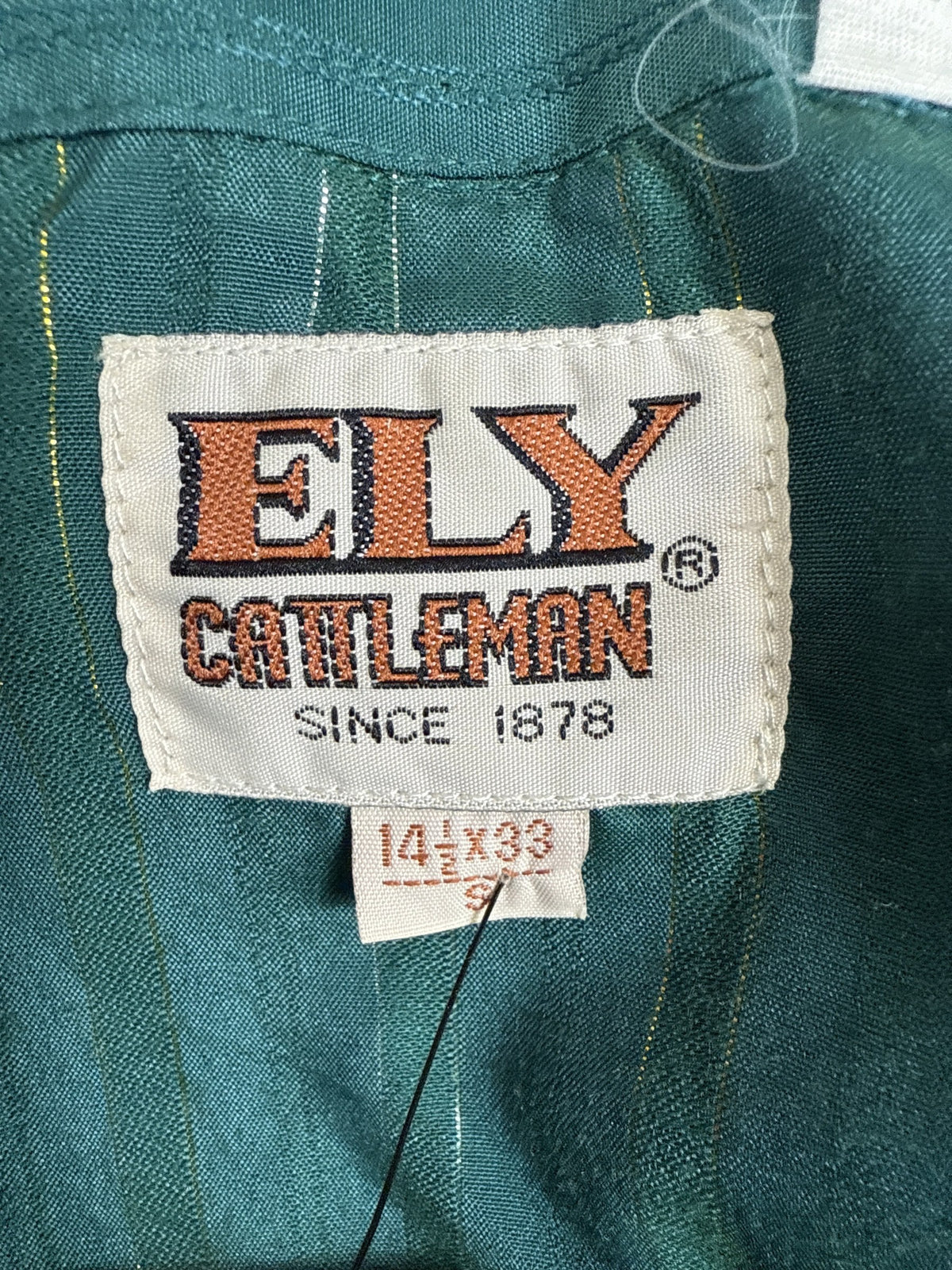 Vintage Ely Cattleman Button Up Shirt