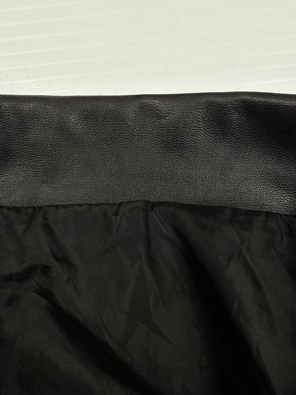 Black Leather Bomber Jacket
