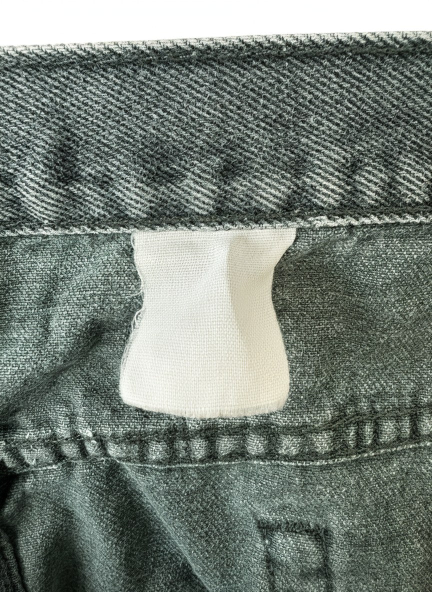 Y2K Green Denim Shorts