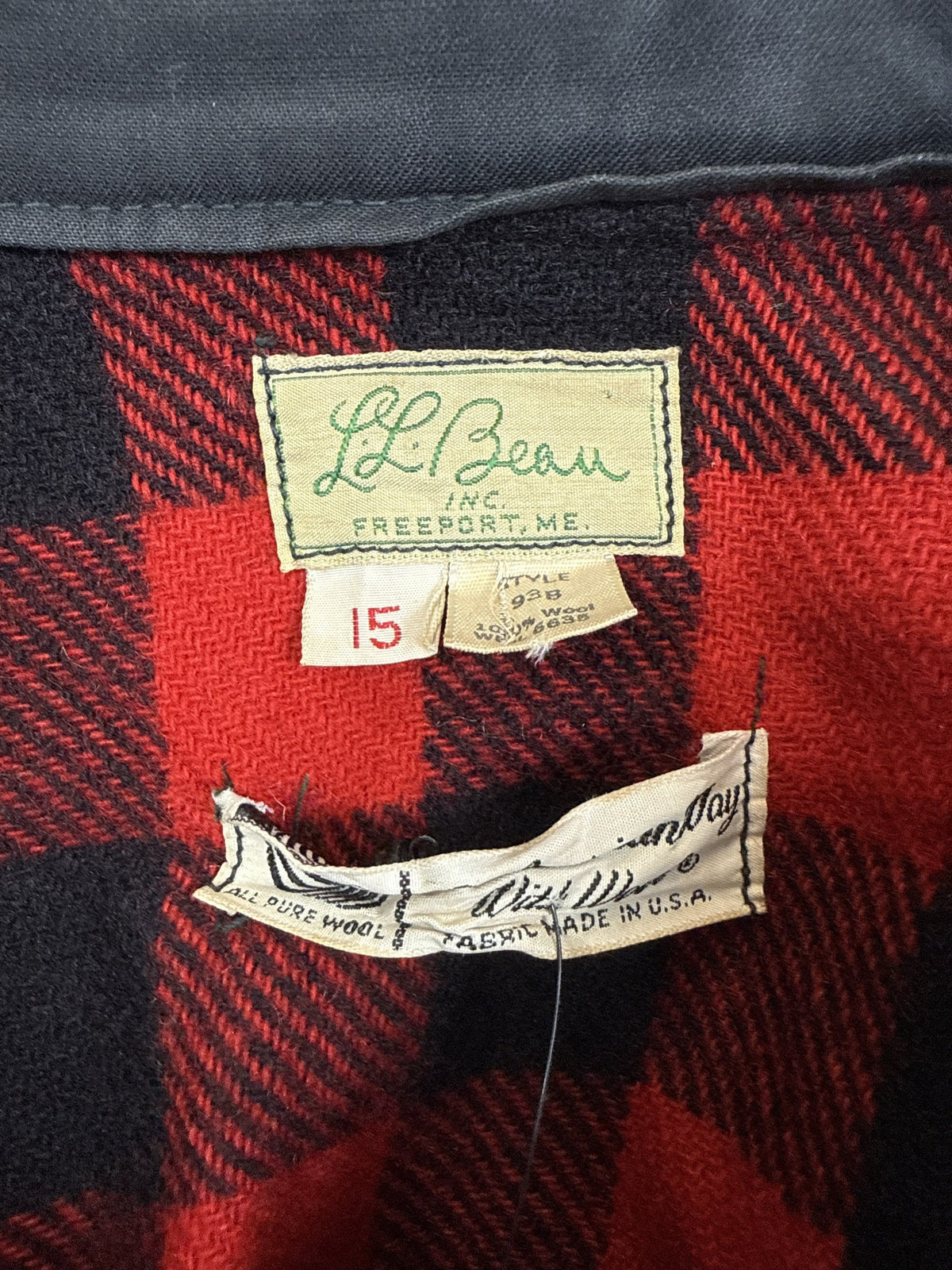 1980s LL Bean Wool Shirt