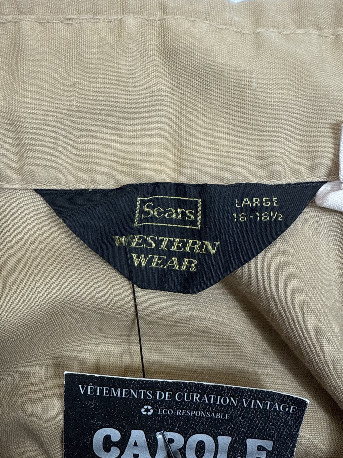 Vintage Sears Western Wear Button Up