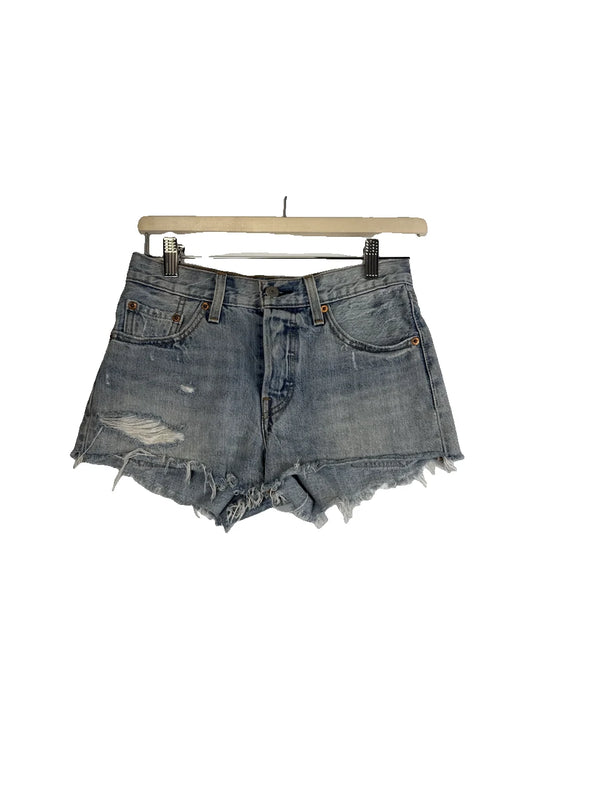 Short Levi's bleu pâle années 90