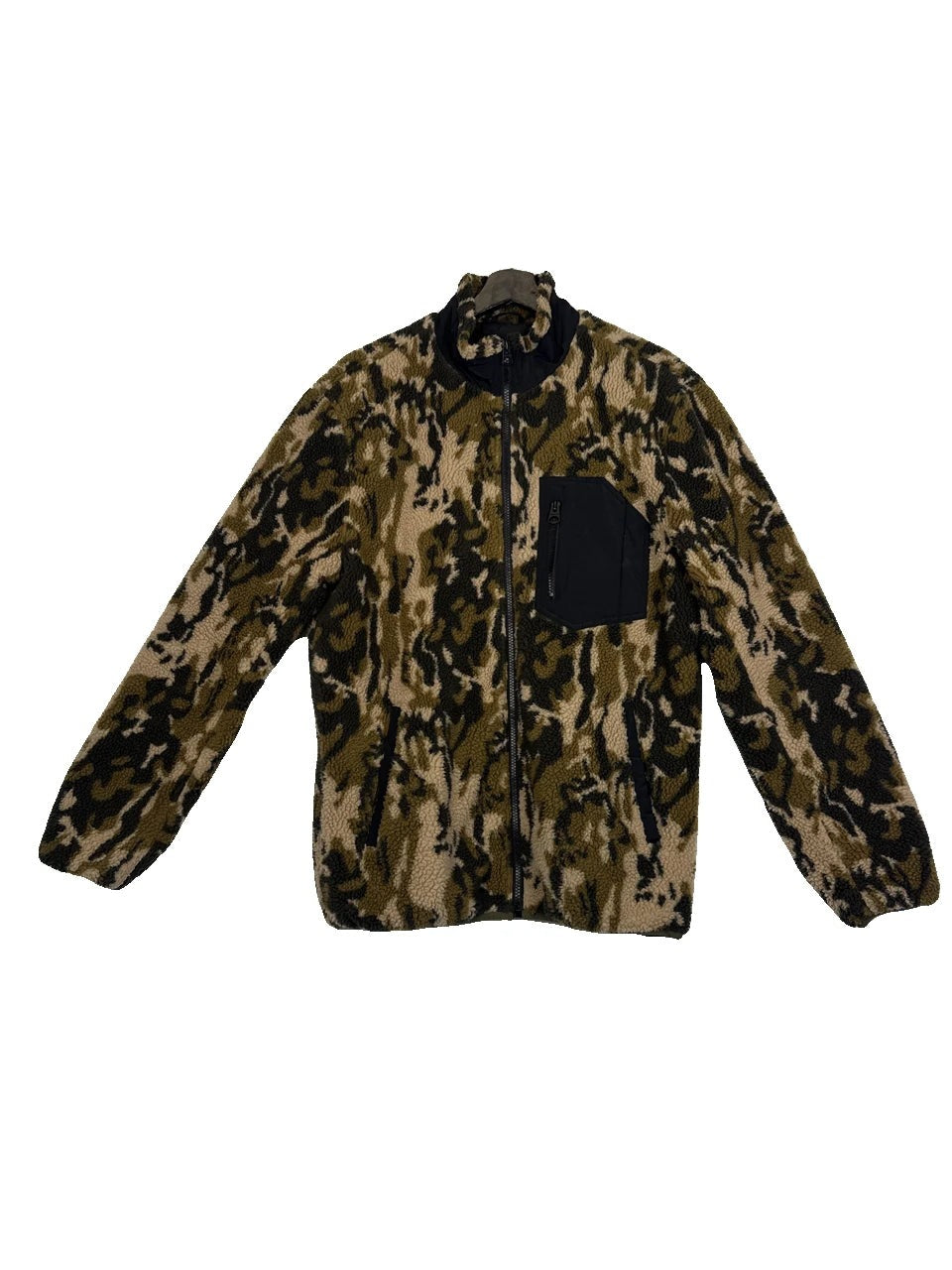 Fleece Jacket ONLY & SONS Tan Early 2010s
