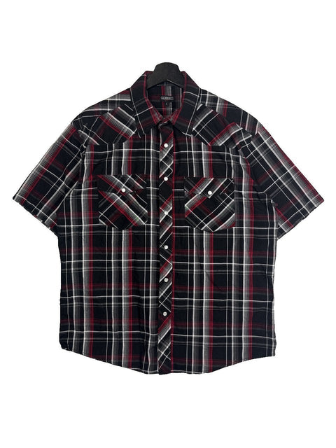 GIOBERTI Plaid Button Up Shirt