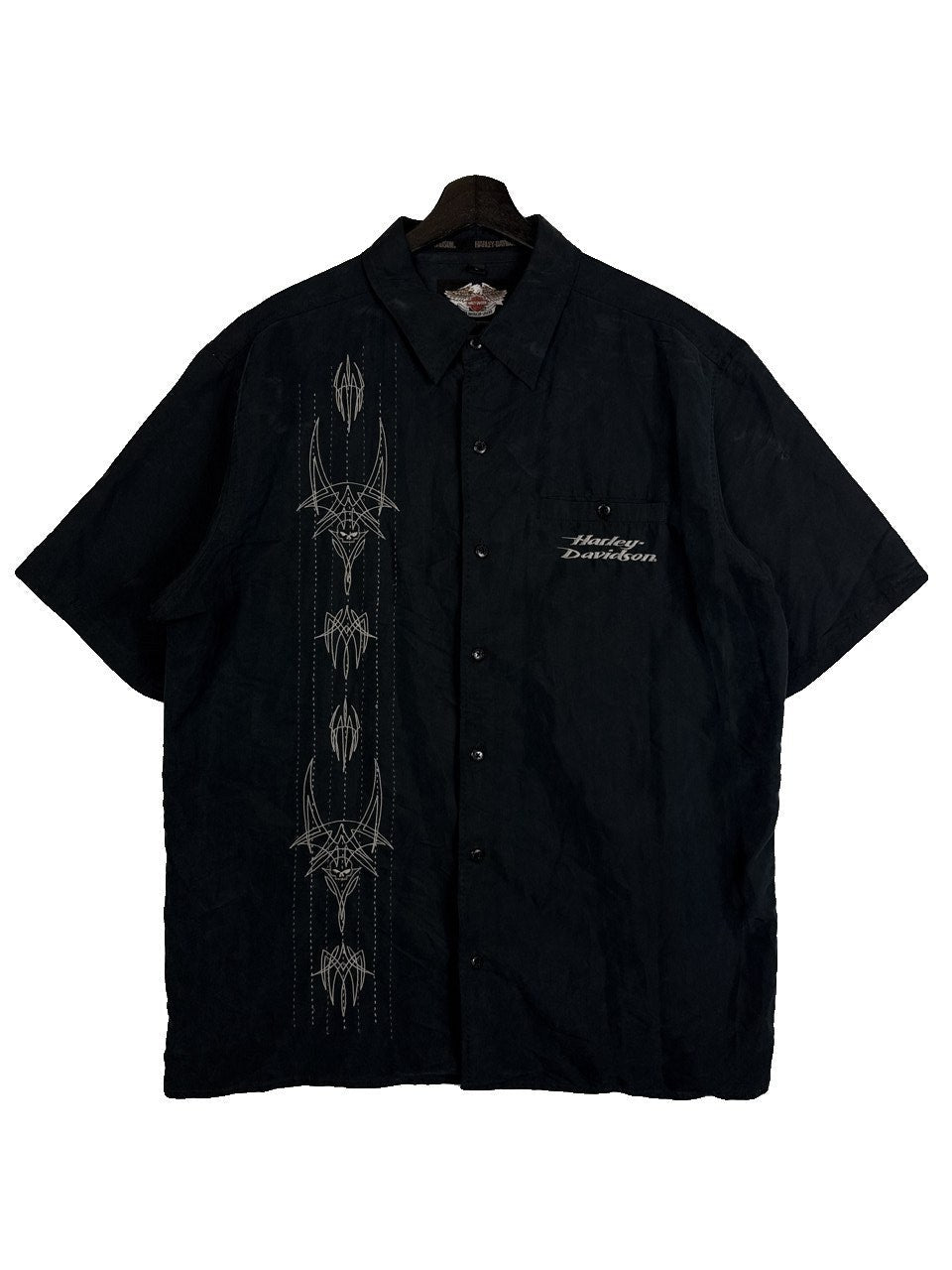 Y2K Harley Davidson Button Up Shirt