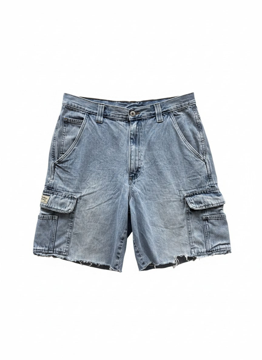 Y2K Cargo Denim Shorts